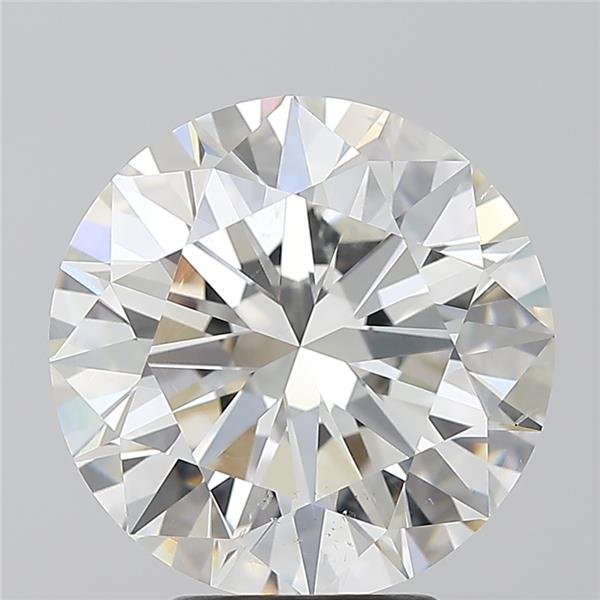 4.51ct H SI1 Rare Carat Ideal Cut Round Diamond