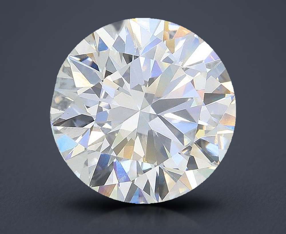4.02 Carat Round Lab Diamond