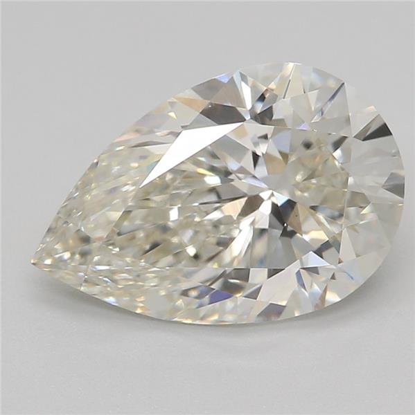 1.56ct H VVS2 Rare Carat Ideal Cut Pear Lab Grown Diamond