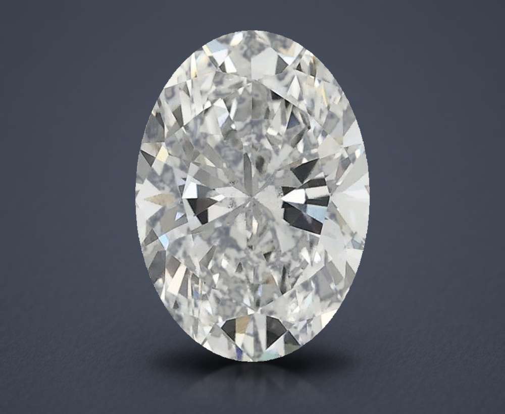 1.00 Carat Oval Lab Diamond