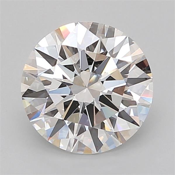 2.01ct D VVS2 Rare Carat Ideal Cut Round Lab Grown Diamond
