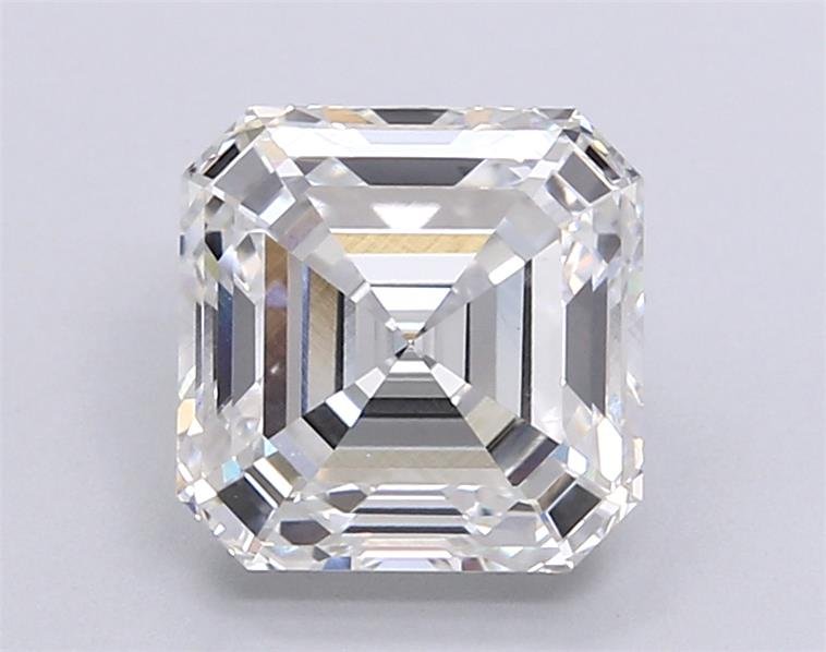 2.52ct G VVS2 Rare Carat Ideal Cut Asscher Lab Grown Diamond