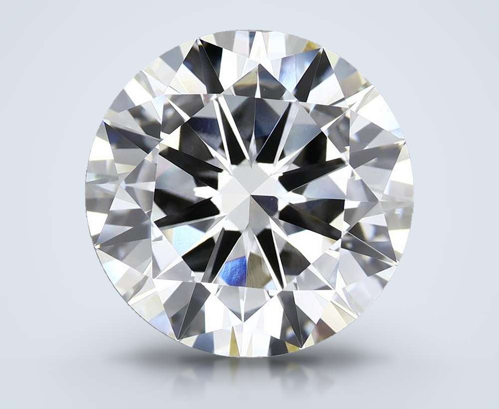7.03 Carat Round Lab Diamond