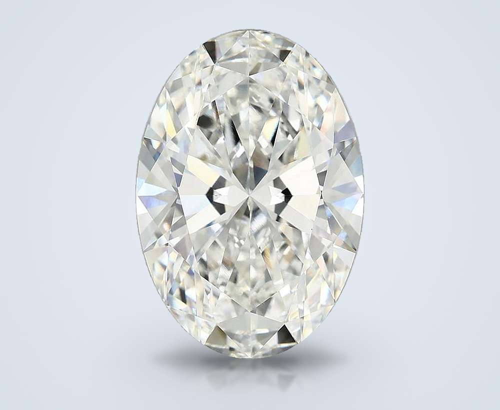 7.70 Carat Oval Lab Diamond