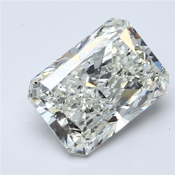 6.10ct I SI1 Rare Carat Ideal Cut Radiant Diamond
