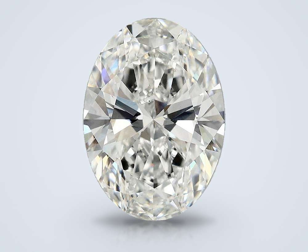 4.90 Carat Oval Lab Diamond