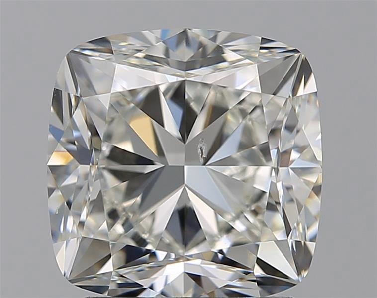 2.51ct I SI1 Rare Carat Ideal Cut Cushion Diamond