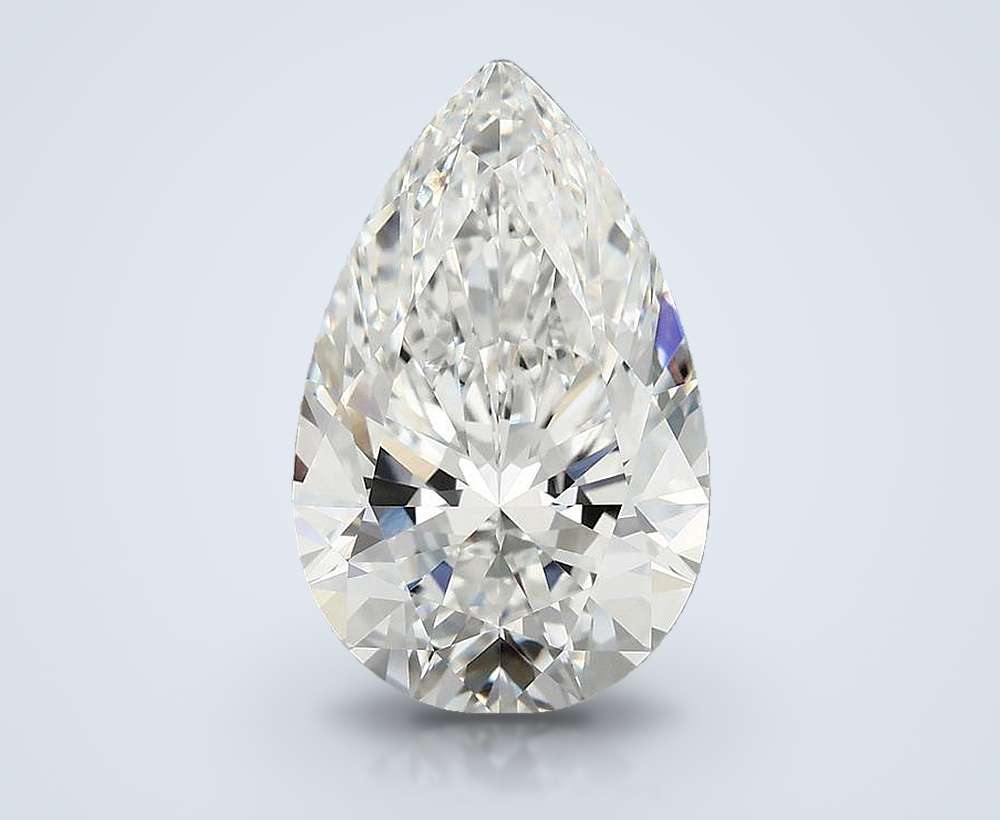 4.60 Carat Pear Lab Diamond