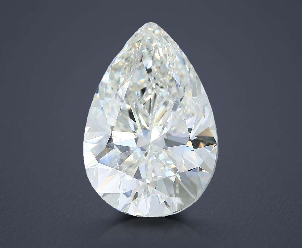 7.55 Carat Pear Natural Diamond