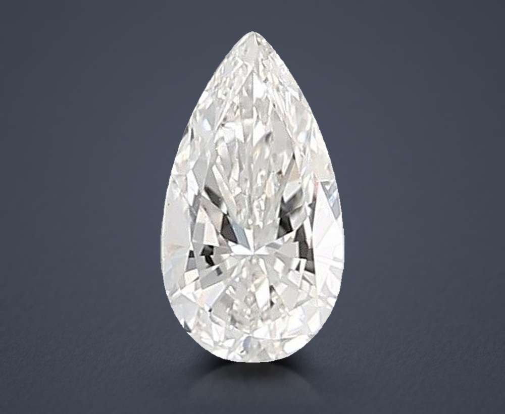 2.00 Carat Pear Lab Diamond