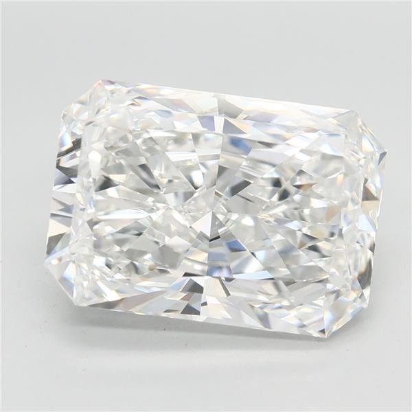 5.58ct E VVS2 Rare Carat Ideal Cut Radiant Lab Grown Diamond