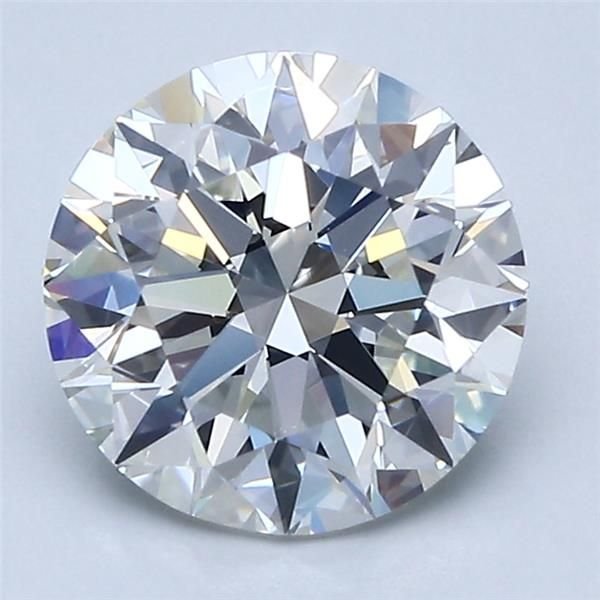 2.20ct I IF Rare Carat Ideal Cut Round Diamond