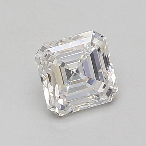 0.88ct F VS1 Rare Carat Ideal Cut Asscher Lab Grown Diamond