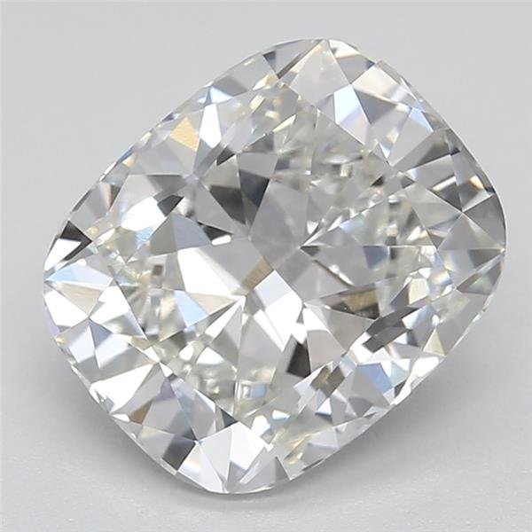 3.05ct H VVS2 Rare Carat Ideal Cut Cushion Lab Grown Diamond