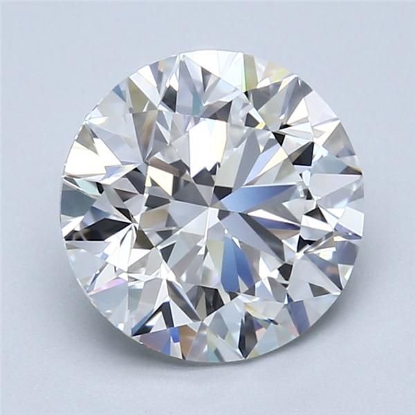 3.01ct E VVS2 Excellent Cut Round Diamond