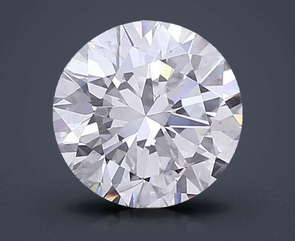 3.45 Carat Round Lab Diamond