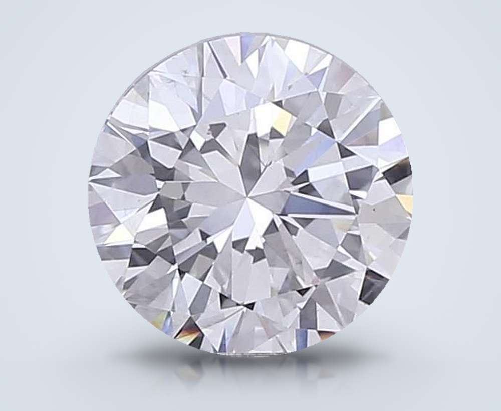 3.45 Carat Round Lab Diamond
