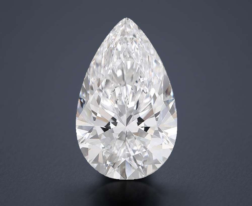 3.28 Carat Pear Lab Diamond