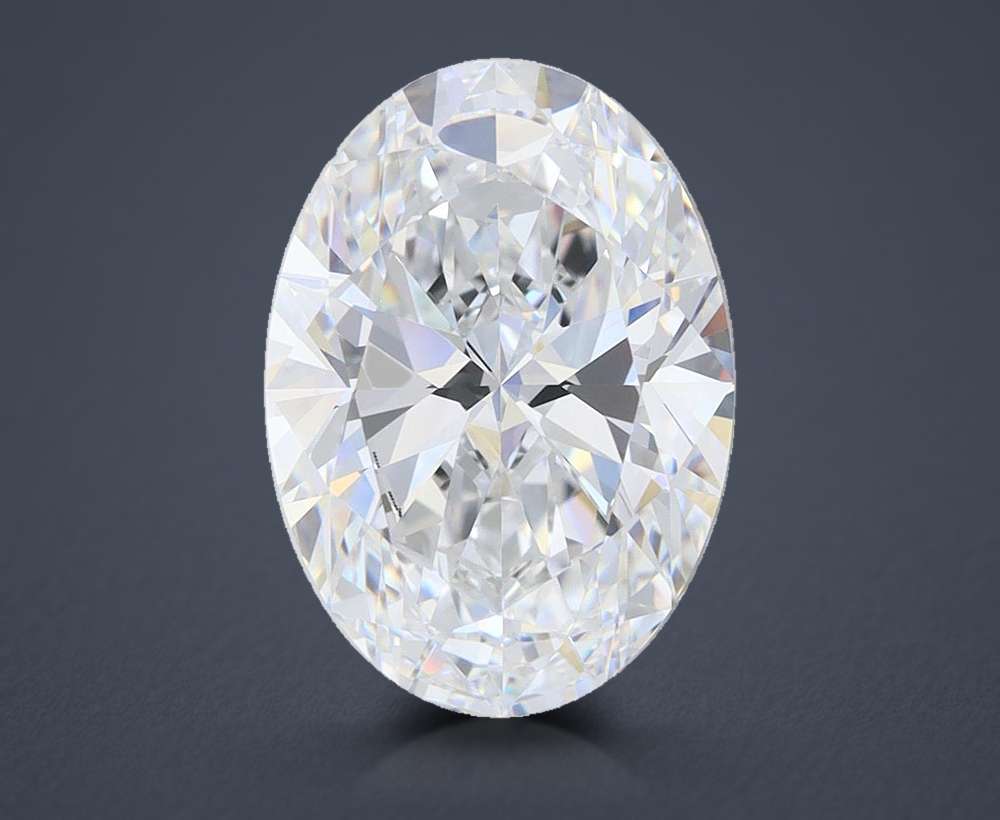 3.82 Carat Oval Lab Diamond