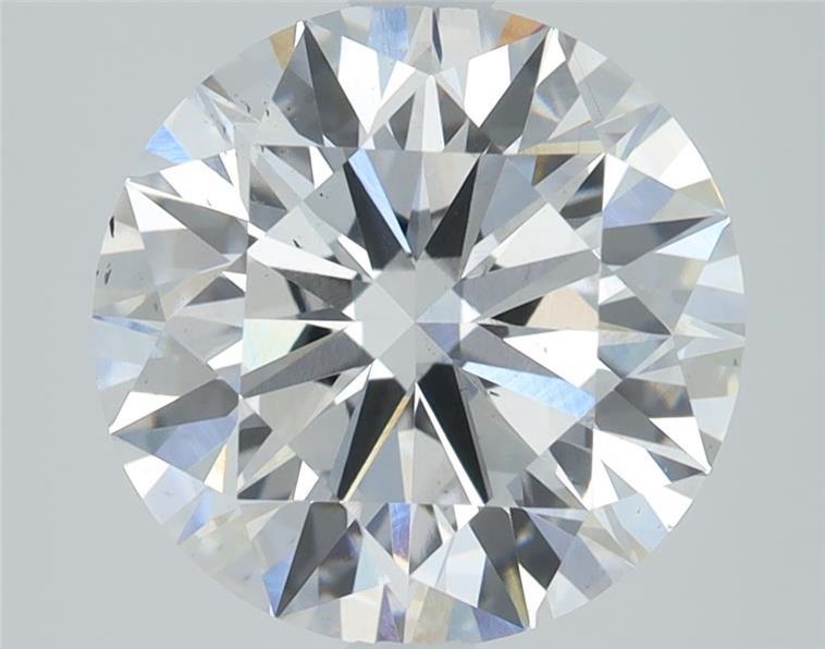 2.67ct D VS2 Rare Carat Ideal Cut Round Lab Grown Diamond