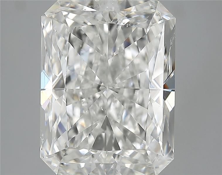 7.03ct G SI1 Rare Carat Ideal Cut Radiant Diamond