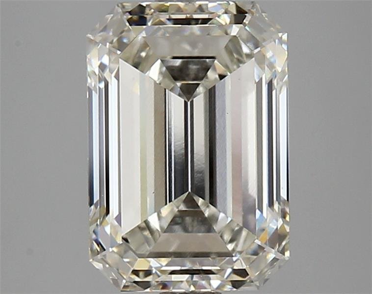 3.56ct H VS2 Rare Carat Ideal Cut Emerald Lab Grown Diamond