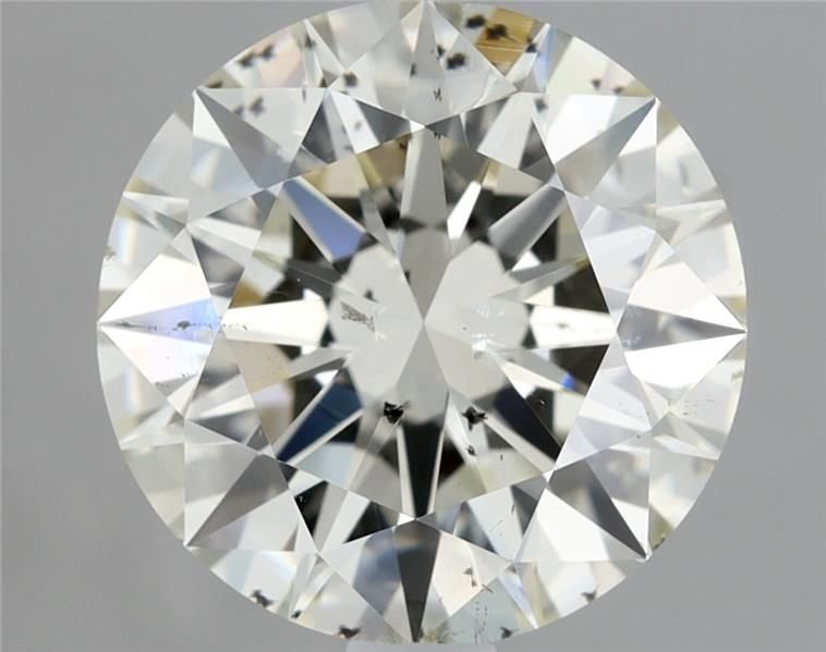 2.01ct J SI2 Rare Carat Ideal Cut Round Diamond