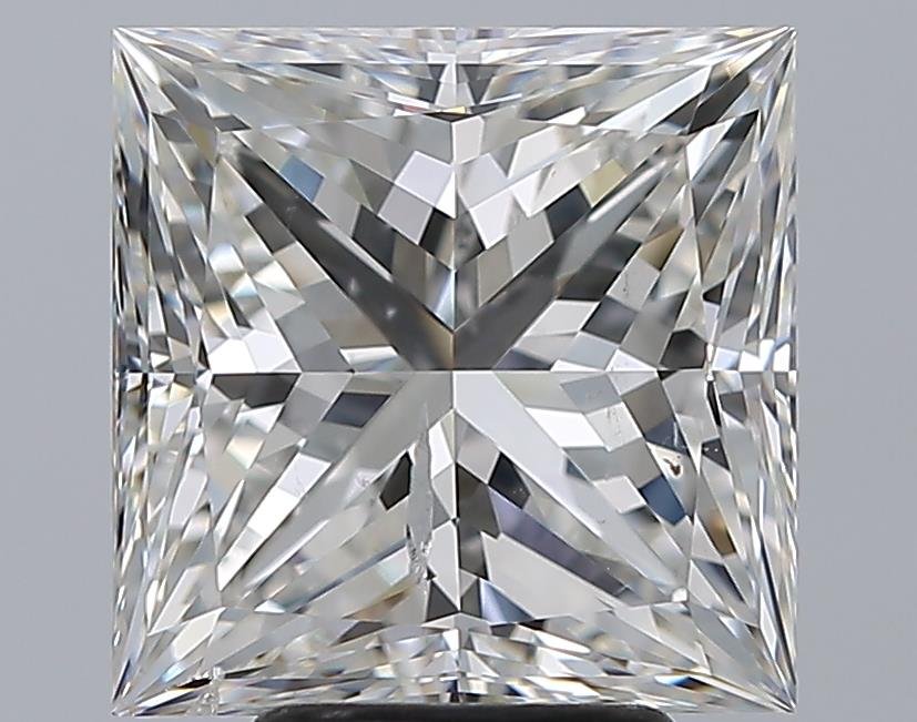 5.01ct F SI2 Very Good Cut Princess Diamond