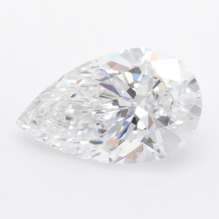 1.07ct D VVS1 Rare Carat Ideal Cut Pear Lab Grown Diamond