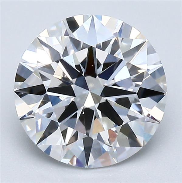 2.10ct E VS1 Rare Carat Ideal Cut Round Lab Grown Diamond