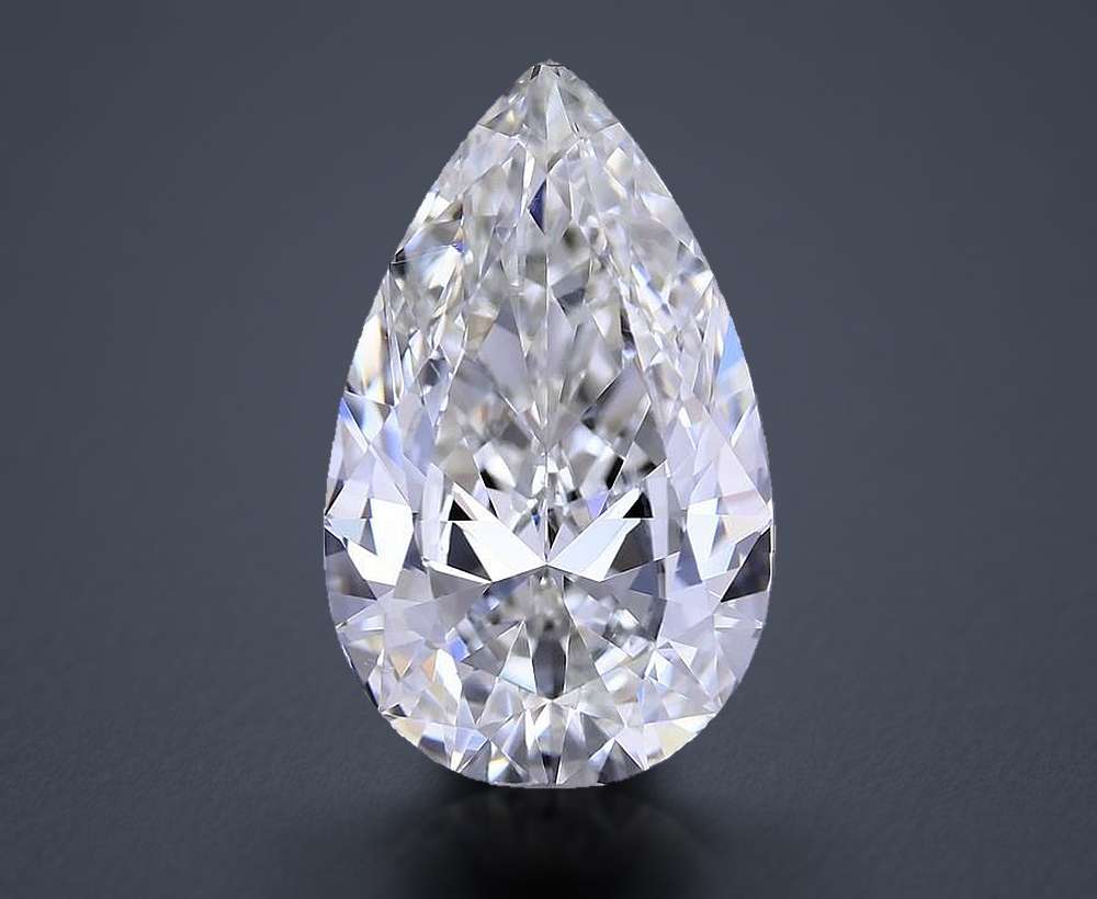 1.62 Carat Pear Natural Diamond
