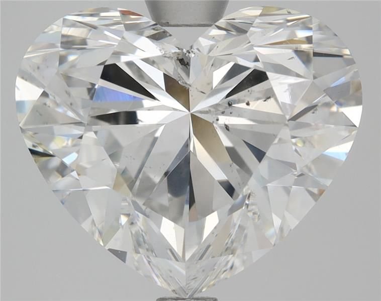 3.06ct G SI1 Rare Carat Ideal Cut Heart Diamond