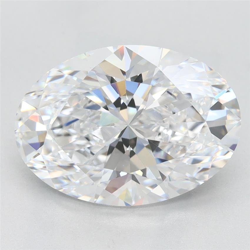 3.10ct D VVS2 Very Good Cut Oval Lab Grown Diamond