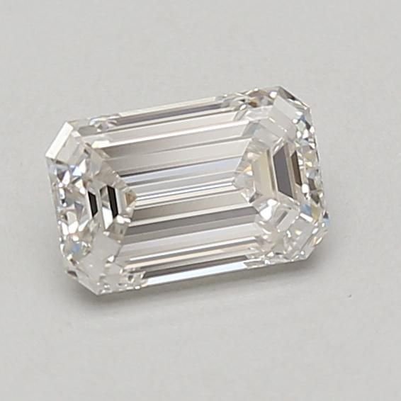0.81ct F VVS2 Excellent Cut Emerald Lab Grown Diamond