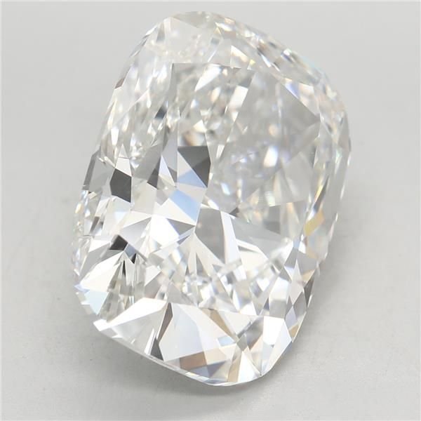 7.53ct F VVS2 Rare Carat Ideal Cut Cushion Lab Grown Diamond