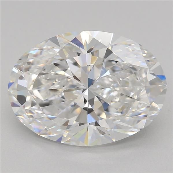 2.57ct E VS1 Rare Carat Ideal Cut Oval Lab Grown Diamond