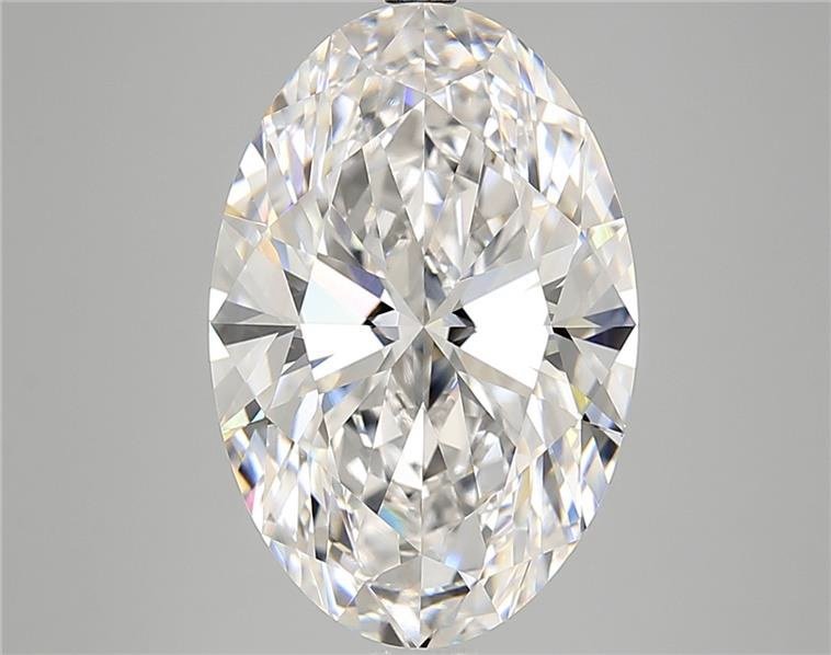 7.02ct G IF Rare Carat Ideal Cut Oval Diamond