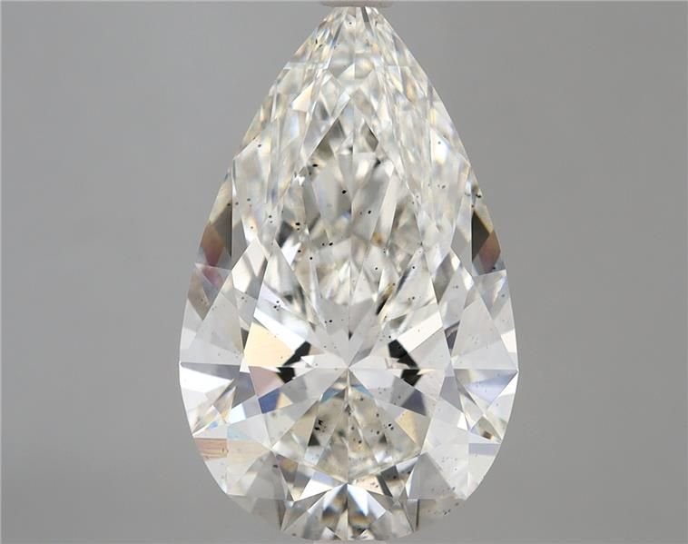 5.13ct H SI1 Rare Carat Ideal Cut Pear Lab Grown Diamond