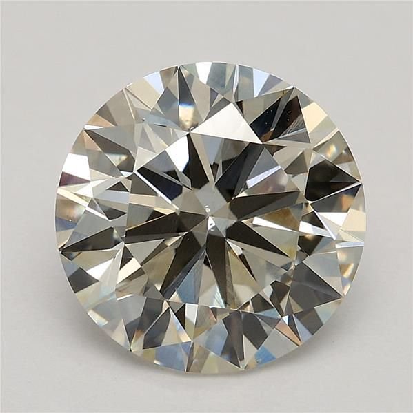2.74ct K VS2 Rare Carat Ideal Cut Round Lab Grown Diamond