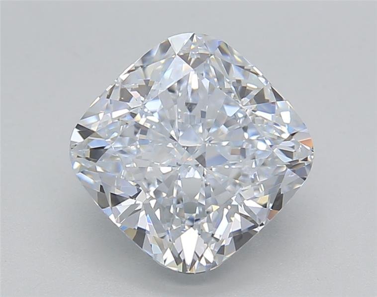 3.03ct E VS2 Rare Carat Ideal Cut Cushion Lab Grown Diamond