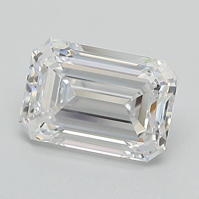 1.04ct D VVS2 Rare Carat Ideal Cut Emerald Lab Grown Diamond