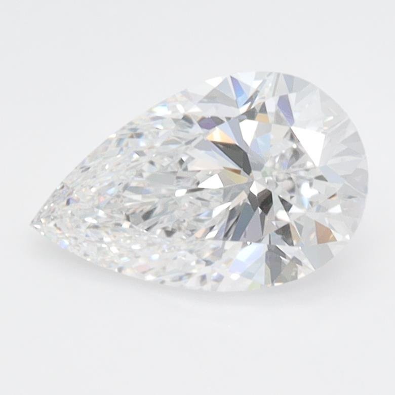 1.21ct D VVS2 Rare Carat Ideal Cut Pear Lab Grown Diamond