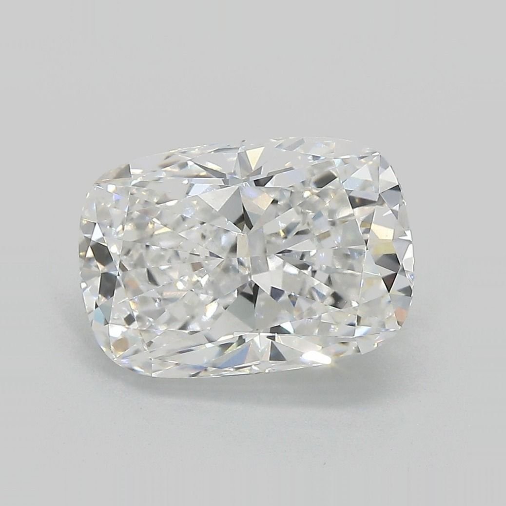 3.69ct E VVS2 Very Good Cut Cushion Lab Grown Diamond