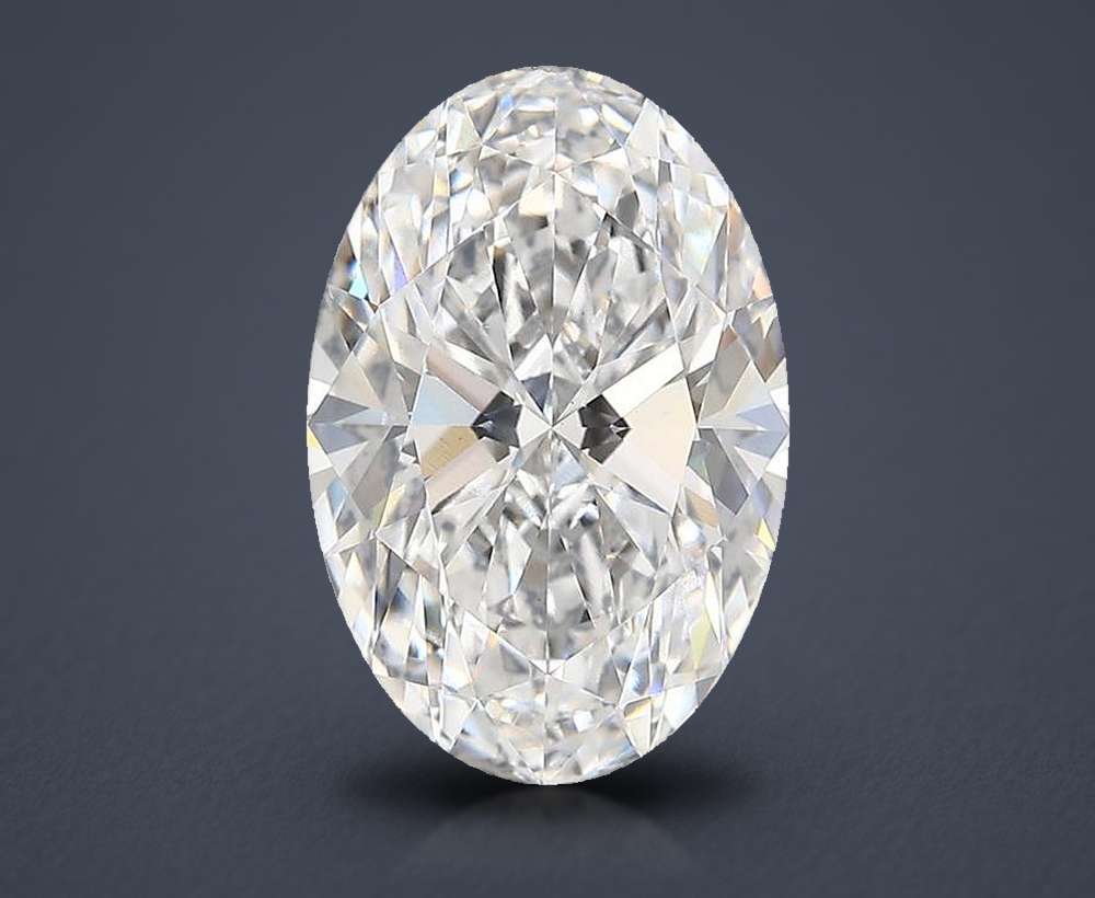 4.00 Carat Oval Lab Diamond