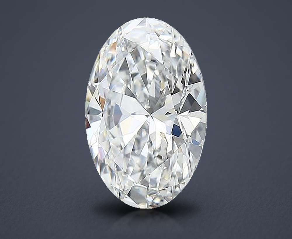 3.74 Carat Oval Lab Diamond