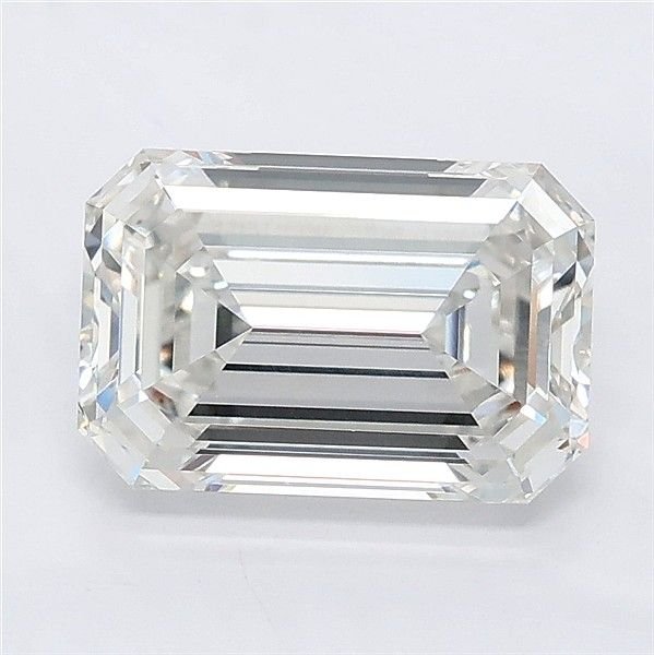 2.54ct F VS1 Rare Carat Ideal Cut Emerald Lab Grown Diamond