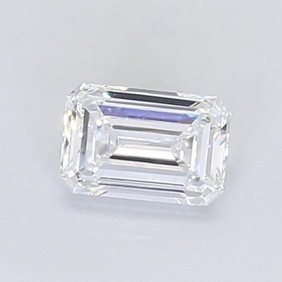 0.92ct D VVS2 Rare Carat Ideal Cut Emerald Lab Grown Diamond