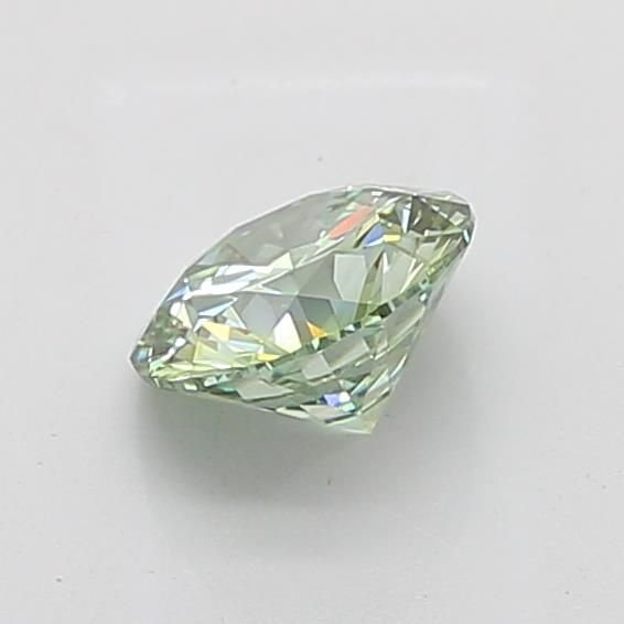 1.59 Ct. Fancy Vivid Green Round Lab Diamond