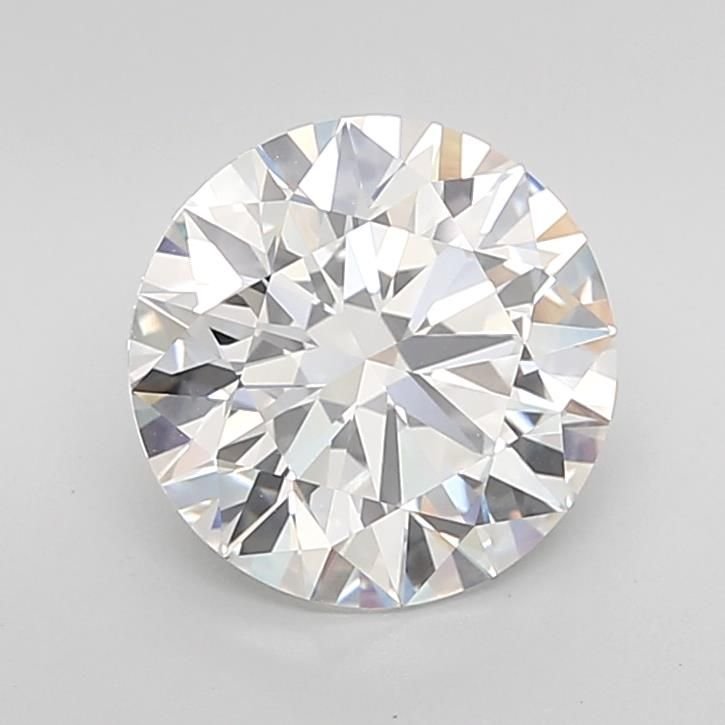 3.05ct E VVS2 Rare Carat Ideal Cut Round Lab Grown Diamond