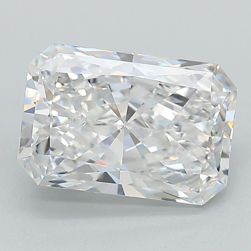 2.59ct D VVS2 Rare Carat Ideal Cut Radiant Lab Grown Diamond